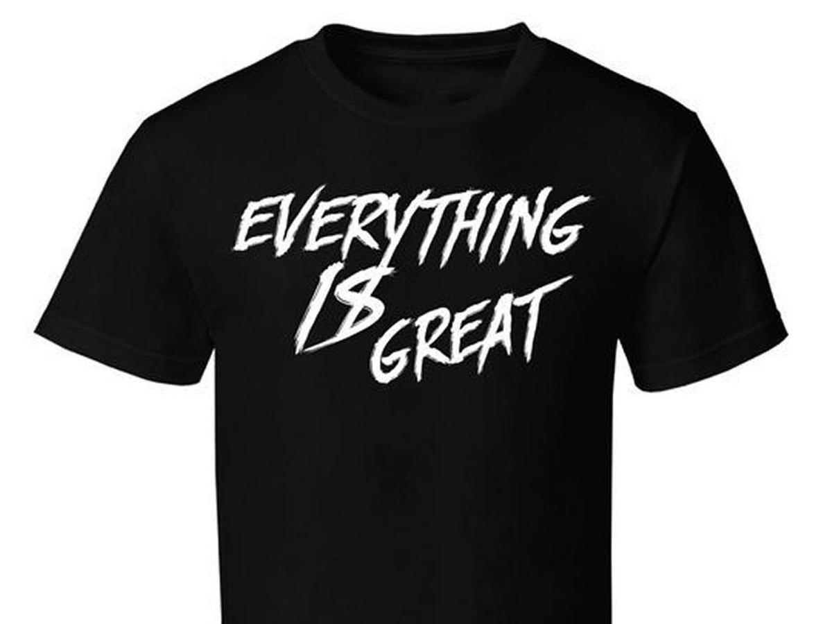 The “Everything Is Great” T-shirt raised $40,000 for the Kyle Busch Foundation’s Bundle of Joy Fund.