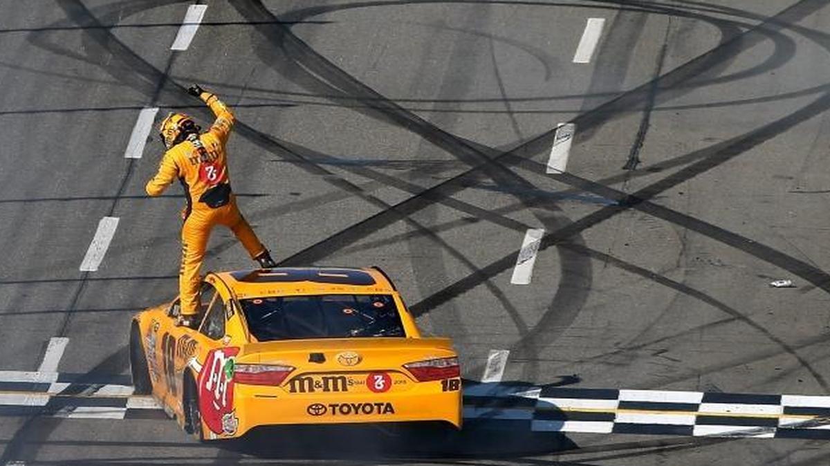 Kyle Busch won at Martinsville (Va.) Speedway in April. The only tracks at which he has to win are Charlotte Motor Speedway and Pocono (Pa.) Raceway.