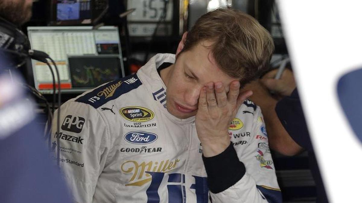 Brad Keselowski finished 38th at last week’s race at Kansas Speedway and dropped to 11th in NASCAR’s Chase standings.