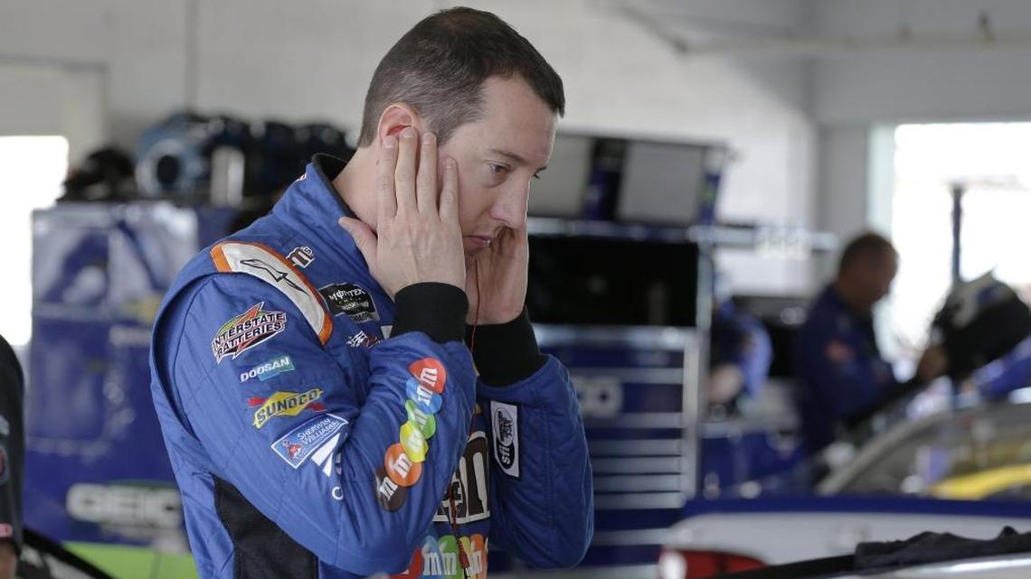 NASCAR driver Kyle Busch has heard the verbal daggers about his 2015 title, but he doesn’t pay attention. Sunday, he has a chance to win another championship.