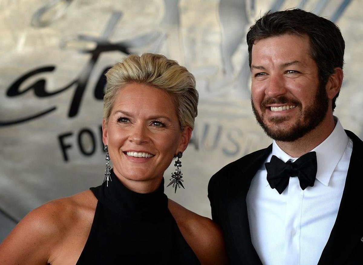 Sherry Pollex, left and her boyfriend, NASCAR driver Martin Truex Jr., host Catwalk for a Cause, a casino night and charity event with proceeds going toward cancer research. Pollex is a cancer survivor.