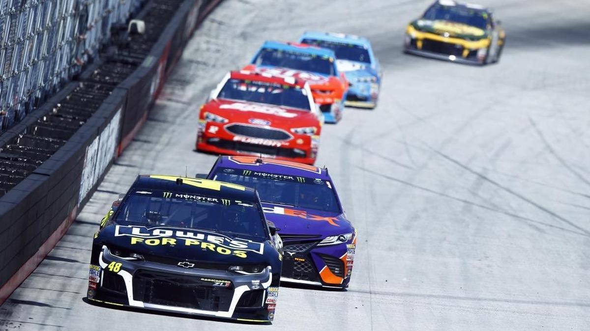 Jimmie Johnson’s No. 48 Chevy was strong in practice Saturday, then finished third Monday at NASCAR’s Food City 500 at Bristol Motor Speedway.