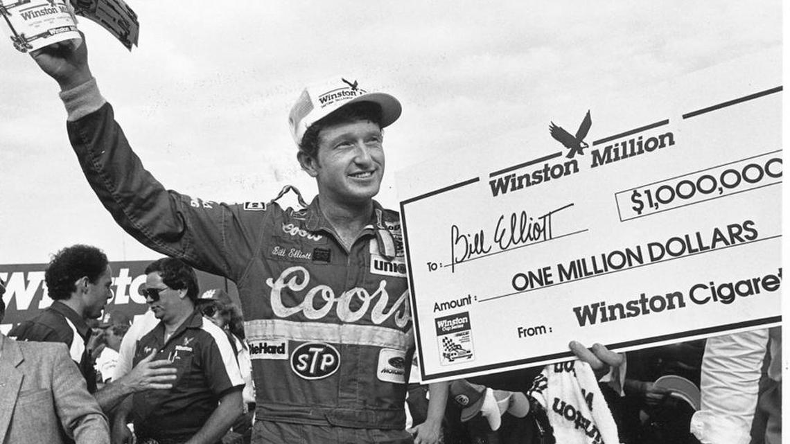 
Bill Elliott became “Million Dollar Bill” after winning the 1985 Southern 500, NASCAR’s biggest paycheck at that time. 
