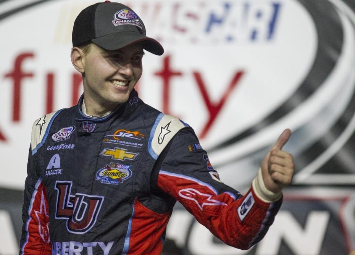 William Byron is making the jump to the NASCAR Cup Series after winning the Xfinity Series championship in 2017, his lone season at that level.