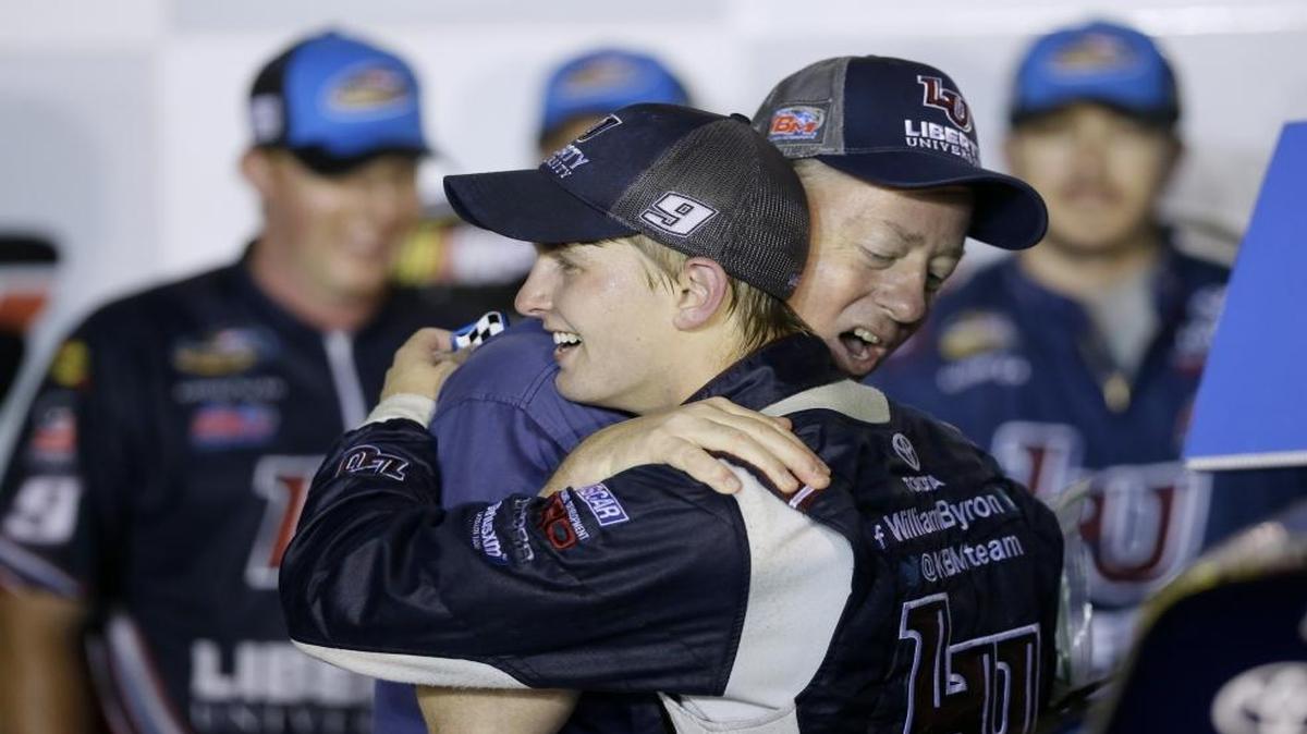 Charlotte native William Byron, left, won seven races in the Truck Series in 2016, impressive enough to land an Xfinity ride with Hendrick Motorsports. He will drive for JR Motorsports this season.