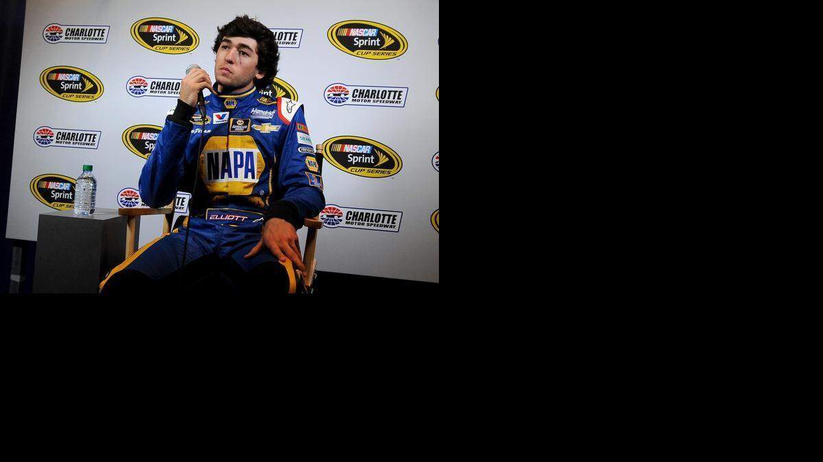 
NASCAR Xfinity Series and part-time Sprint Cup Series driver Chase Elliott listens to a question during the Charlotte Motor Speedway Media Tour in January. Elliott will replace Jeff Gordon in the No. 24 Chevrolet in 2016. 
