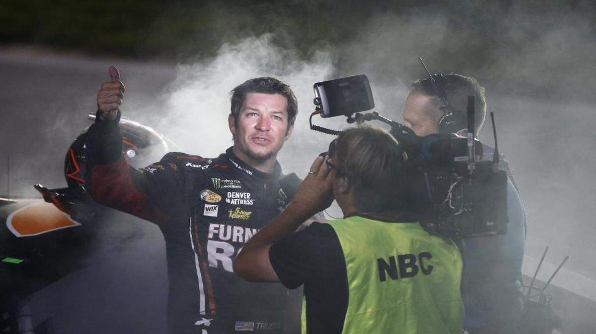 Martin Truex Jr. won the Cup Series regular season title Sunday night and is among the favorites to win the championship.