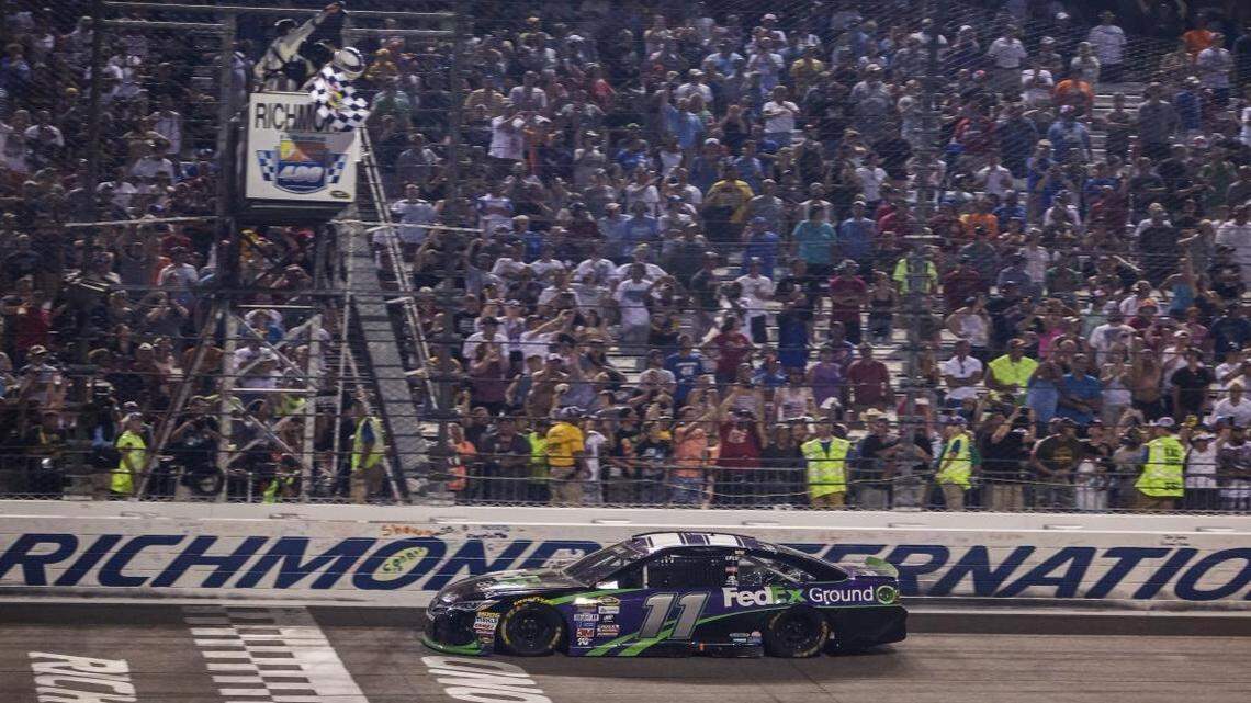 A checkered flag at Saturday night’s Federated Auto Parts 400 at Richmond Raceway would secure a spot in the NASCAR Cup Series playoffs. Three slots remain open in the postseason championship series.