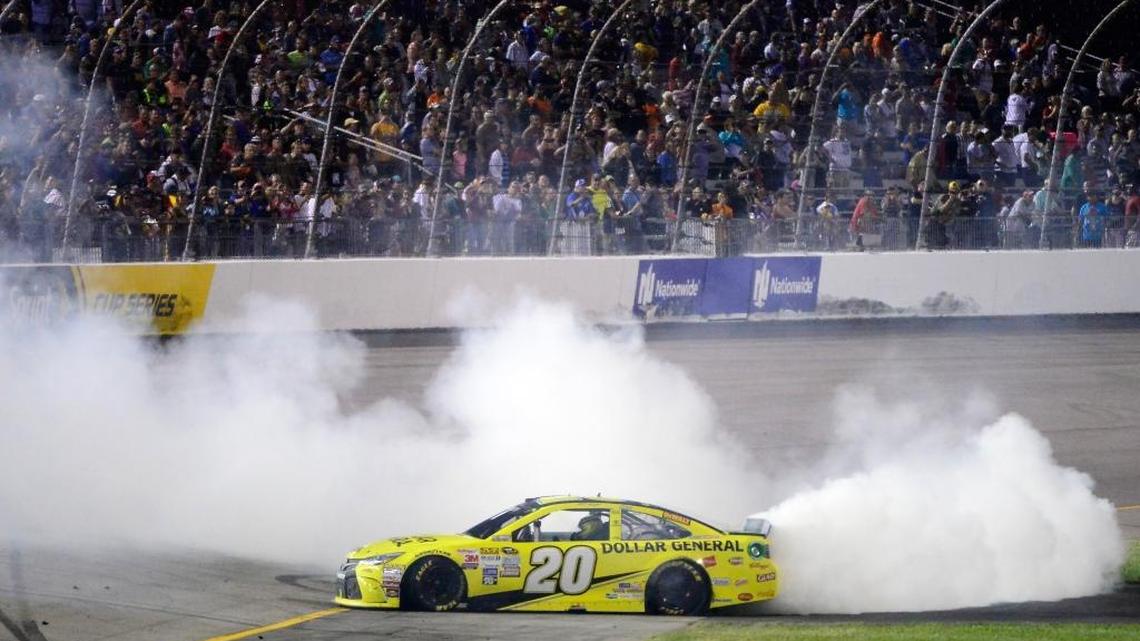 Matt Kenseth, driver of the No. 20 Toyota, is the defending champion in the NASCAR Sprint Cup Series Federated Auto Parts 400 at Richmond International Raceway.