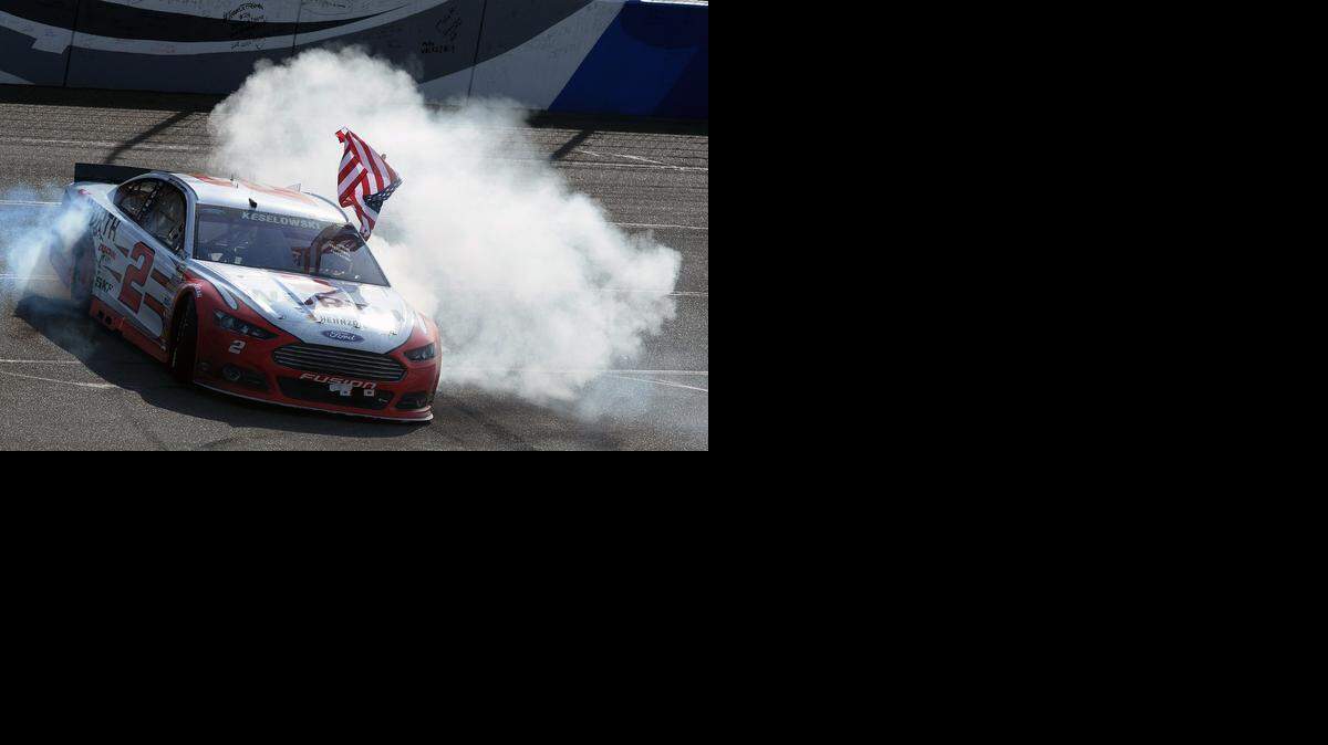 
The No. 2 team’s four-tire call on the last pit stop propelled Brad Keselowski to victory and made for a smokier victory burnout.
