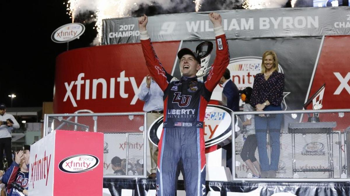 Charlotte native William Byron won his first NASCAR Xfinity Series championship on Saturday at Homestead-Miami Speedway, and there hasn’t been much time for him to rest since.