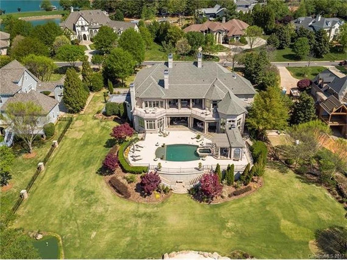 This Lake Norman mansion in Cornelius hosted one of the most awkward dinner scenes in Hollywood history – featuring fictitious NASCAR driver Ricky Bobby. The European-style estate is now for sale.