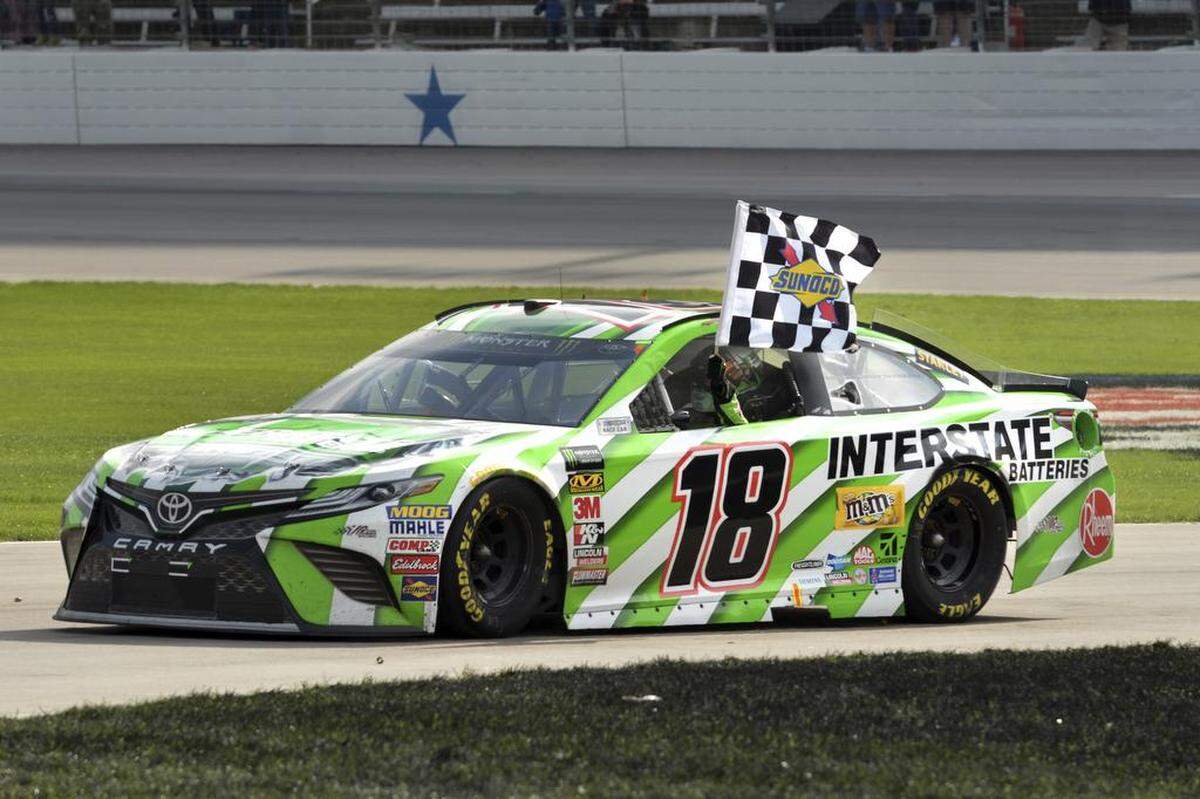 Kyle Busch won Sunday's O’Reilly Auto Parts 500 at Texas Motor Speedway, his first win of the 2018 season, but he also has three second-place finishes in the other six races this season.