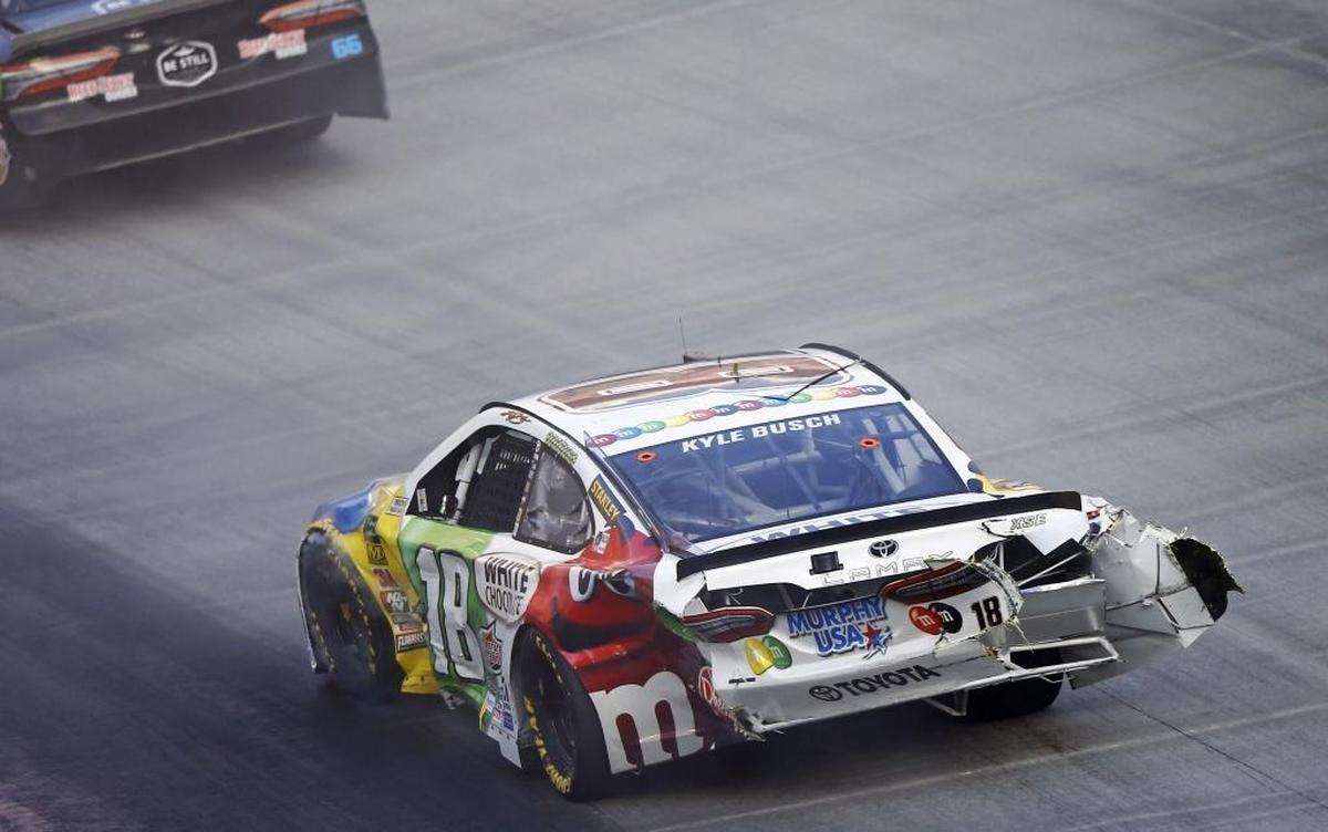 An uninspiring end result for the Big 3 at Bristol included Kyle Busch crashing out of the race.