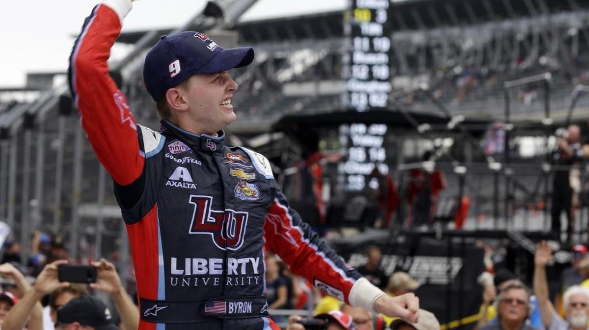 William Byron hopes to win the NASCAR Xfinity championship after falling just short in the Camping World Truck Series last year.