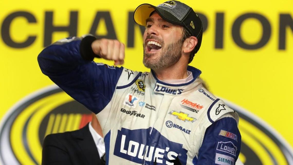 Jimmie Johnson captured a record-tying seventh NASCAR Sprint Cup title in Sunday’s Ford EcoBoost 400 at Homestead-Miami Speedway.