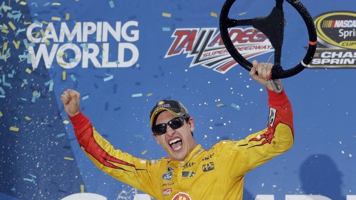 Joey Logano won at Talladega last fall, one of his three consecutive victories in the Chase.