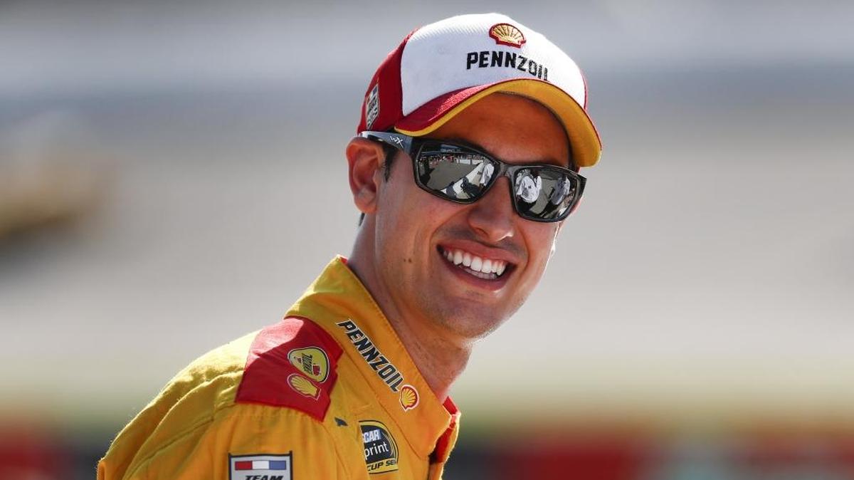 Joey Logano will try to win a race at Michigan from the pole for the third time.