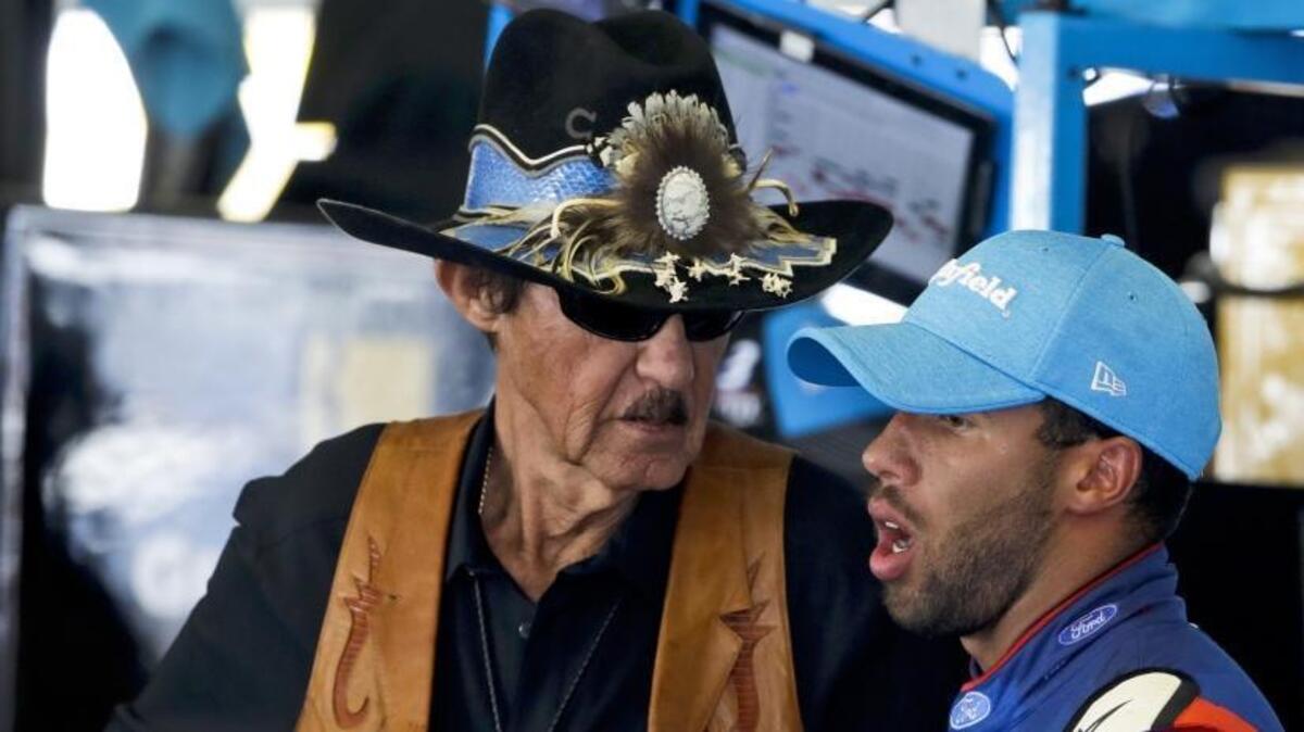 Darrell “Bubba” Wallace Jr., right, will be the first full-time African-American driver in the NASCAR Cup Series since 1971. He’ll race the No. 43 car, the same number that seven-time Cup champ Richard Petty made famous during his racing career, for Richard Petty Motorsports.