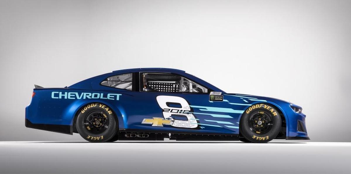 Chevrolet unveiled its 2018 Monster Energy NASCAR Cup Series car Thursday at its corporate headquarters in Detroit. This Camaro ZL1 will debut during 2018 Daytona Speedweeks in February.
