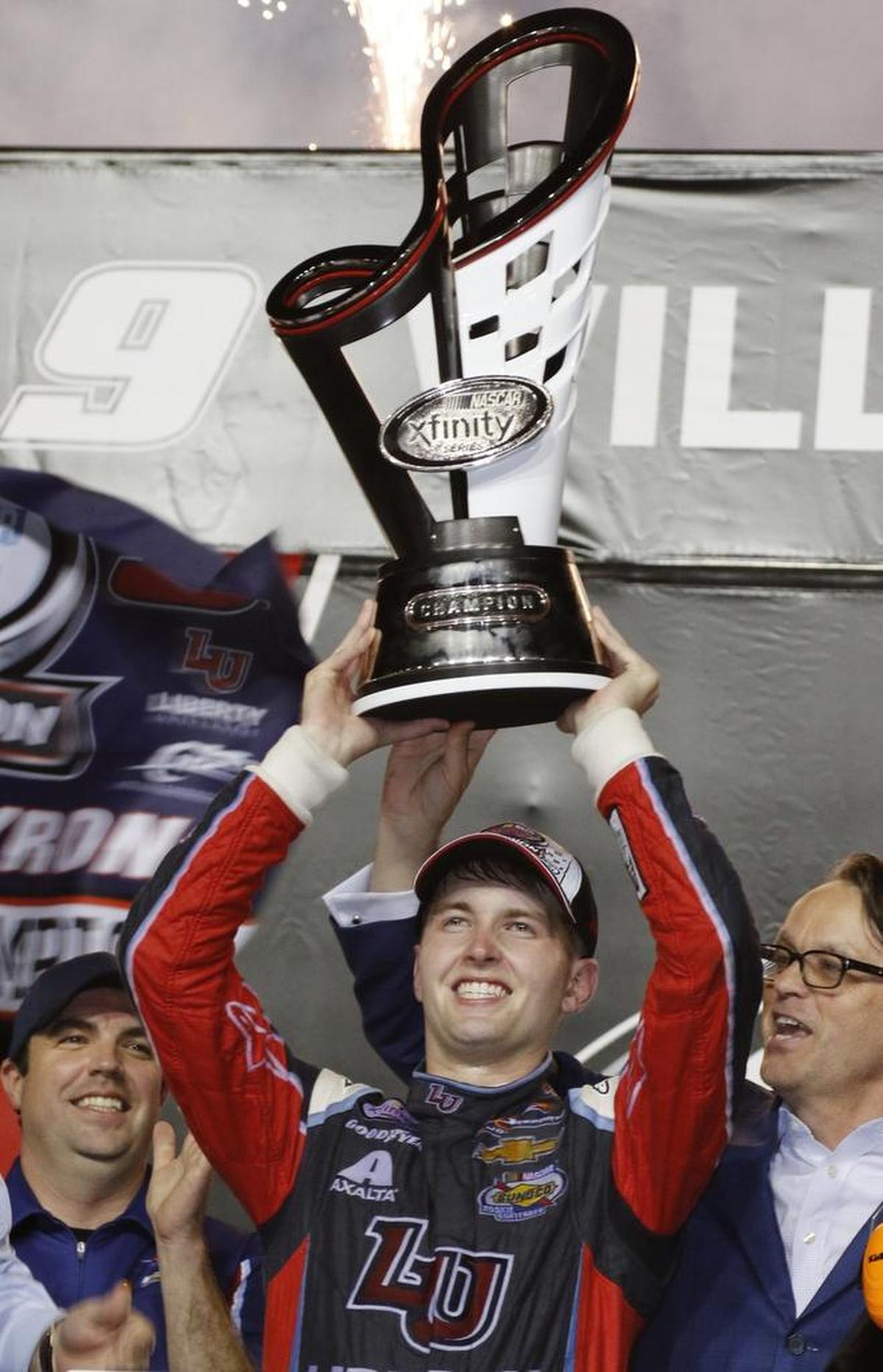 William Byron won the NASCAR Xfinity Series championship in 2017 in his first and only season in NASCAR’s second division.