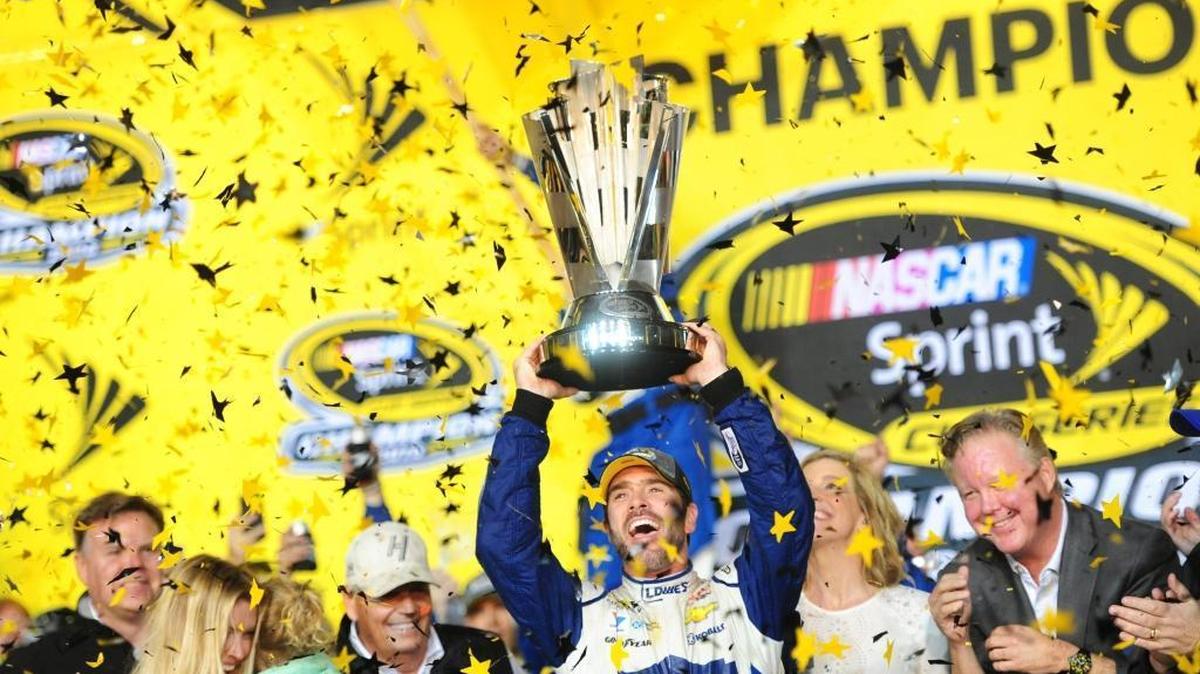 For the seventh time in his NASCAR career, Jimmie Johnson hoisted the Cup series championship trophy at Homestead-Miami Speedway in Florida. Does 2017 hold a record eighth title for him?