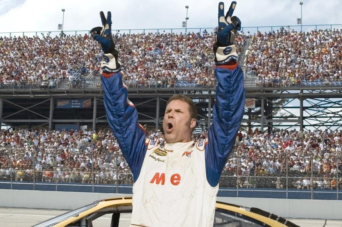 Will Ferrell in “Talladega Nights: The Ballad of Ricky Bobby.” A Lake Norman mansion hosted a famous Hollywood dinner scene from the movie.