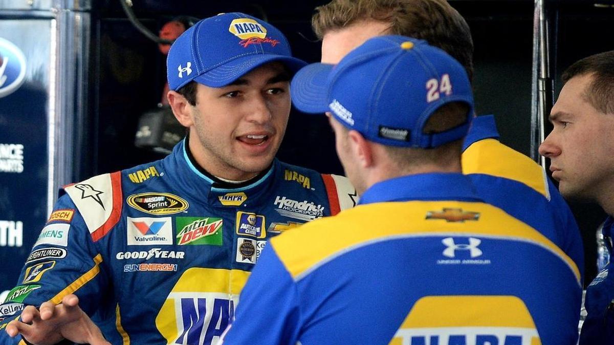 Chase Elliott, left, didn’t win a race in 2016, but did make the playoffs in his rookie season.