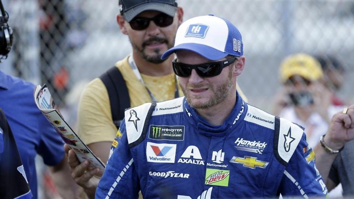 NASCAR’s Dale Earnhardt Jr., above, says he’ll seek approval from his ‘new agent’ – his wife, Amy – before driving in the Clash at Daytona, a non-points race.