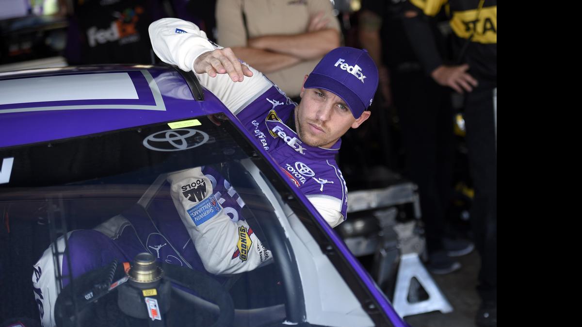 
Denny Hamlin was one of several drivers to meet with NASCAR officials Saturday night in Dover, Del.
