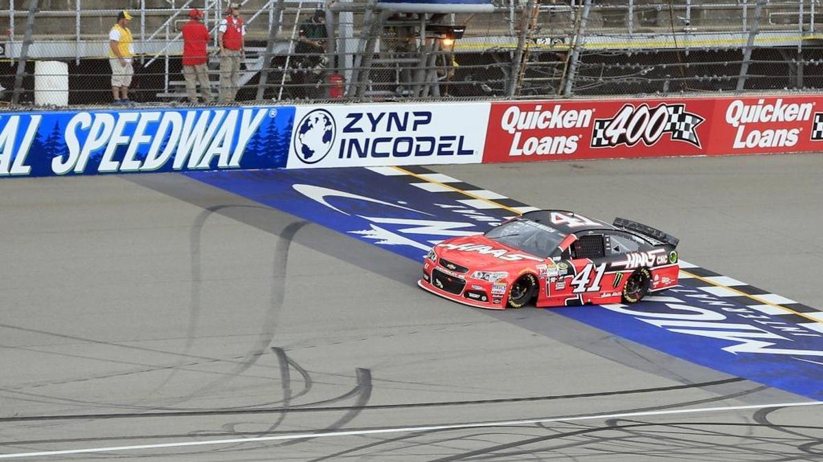Chevy-driving Kurt Busch won last June’s race at Michigan International Speedway.