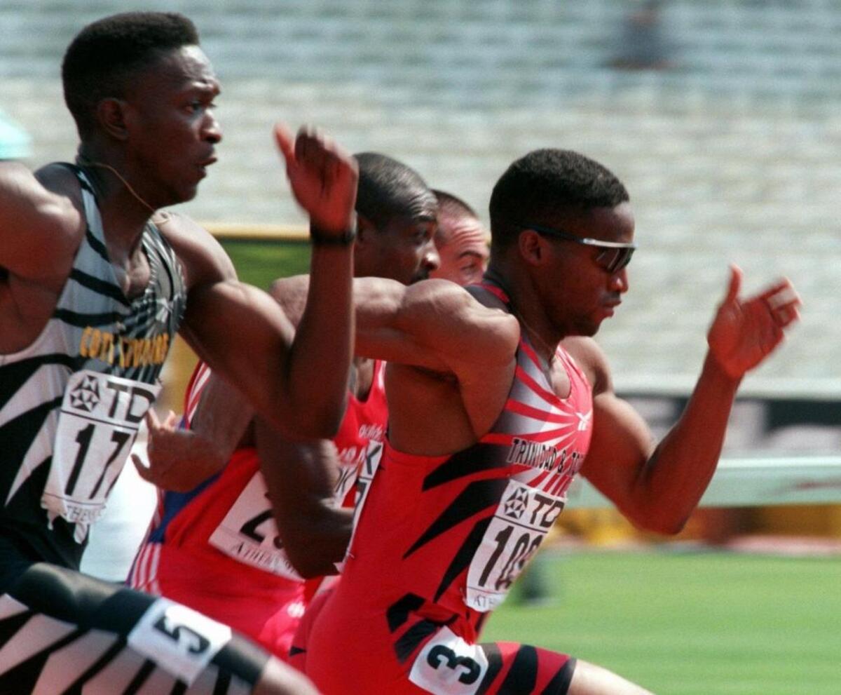 Ato Boldon, running for Trinidad and Tobago, was once among the world’s best sprinters. Now he’s doing some moonlighting on NBC’s NASCAR broadcasts, including this week in Charlotte.