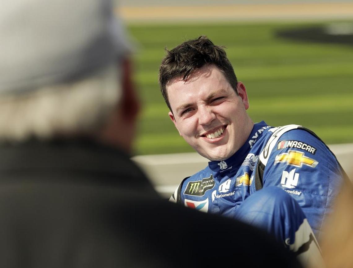 Alex Bowman, right, is driving the No. 88 Chevrolet for team owner Rick Hendrick, left, after Dale Earnhardt Jr.’s retirement.