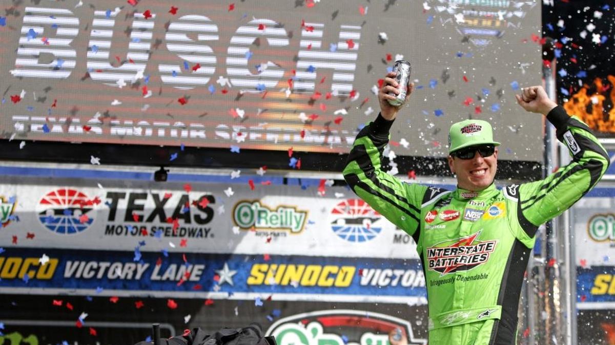 Kyle Busch won Sunday’s O’Reilly Auto Parts 500 at Texas Motor Speedway for his first win of the 2018 season.