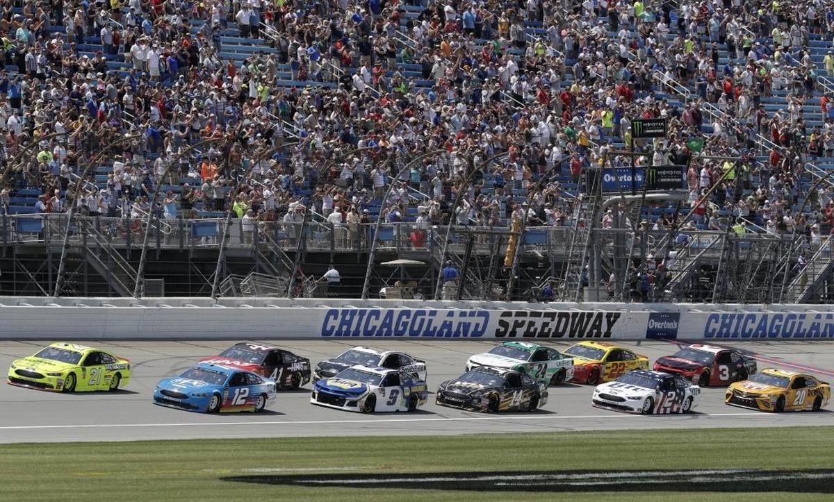 Drivers start Sunday’s NASCAR Cup Series race at Chicagoland Speedway in Joliet, Ill. By the time the Overton’s 400 ended, Sunday's thriller in the Midwest turned out to be the best race of the season so far.
