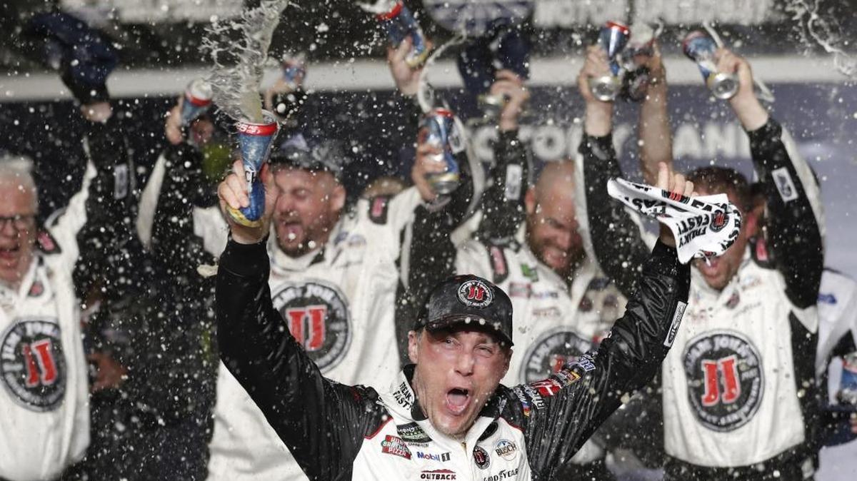 Kevin Harvick, 42, has won two of the first three NASCAR races – at Atlanta and Las Vegas – of the 2018 Cup Series season and more stages than any other driver.