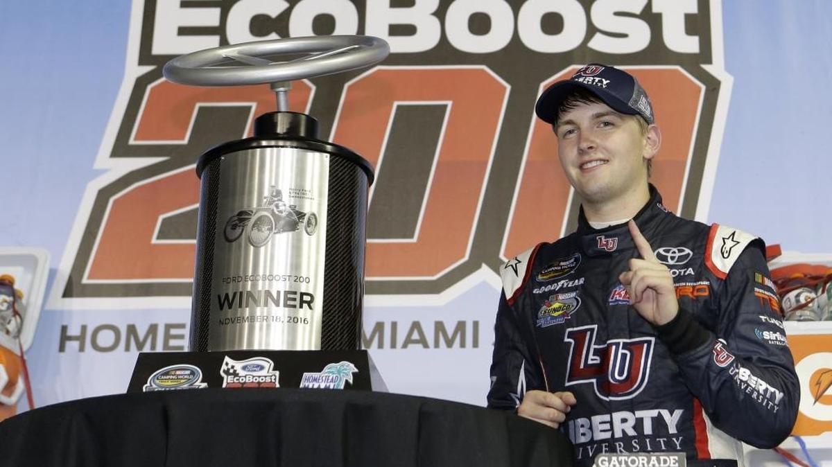 William Byron, 19, has moved up to the NASCAR Xfinity Series this season, a rapid rise for a driver who only began racing when he was 14 out of his home in southeast Charlotte