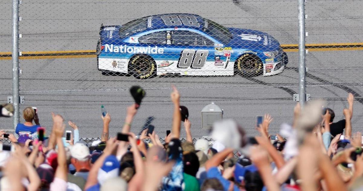 There is no ambiguity about Dale Earnhardt Jr.’s popularity at Talladega Superspeedway. No driver is more beloved at one particular track than he is there.