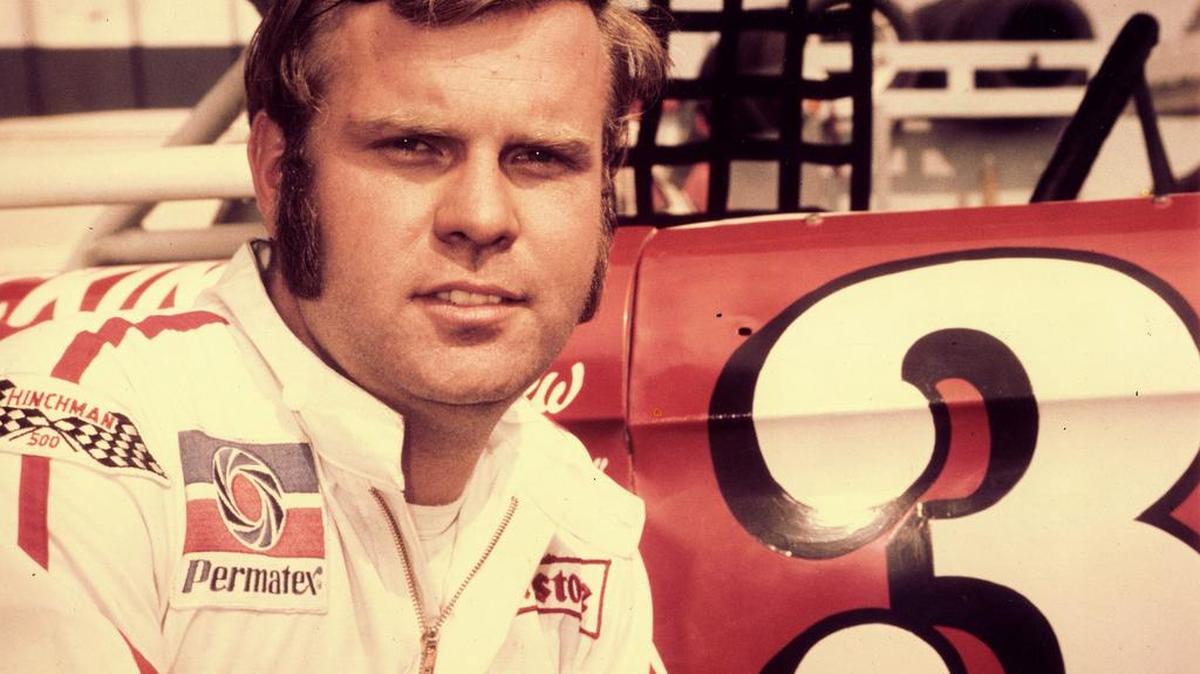 MARTINSVILLE, VA. 1970s: Jerry Cook captured the NASCAR national modified division title six times. He started out with an old coupe-bodied car then converted to a Falcon and finally a Pinto from 1973 on. (Photo by ISC Archives via Getty Images)