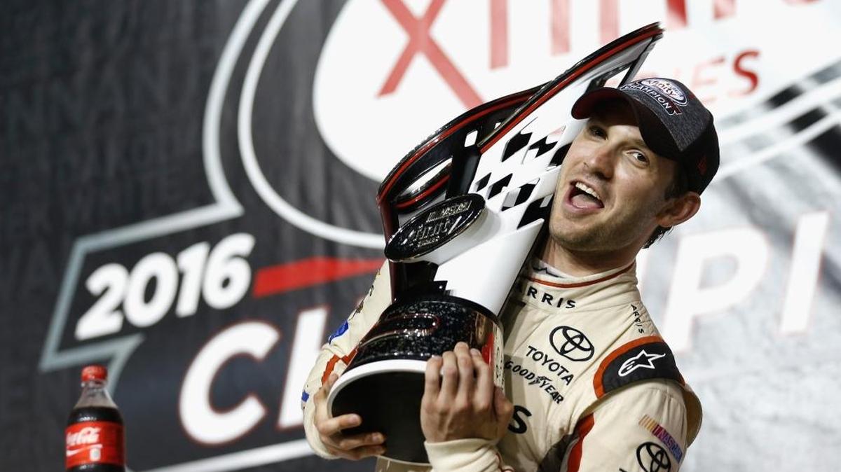NASCAR driver Daniel Suarez is the first foreign-born champion in one of NASCAR’s major series, an accomplishment that earned him a text message from Mexico’s president.