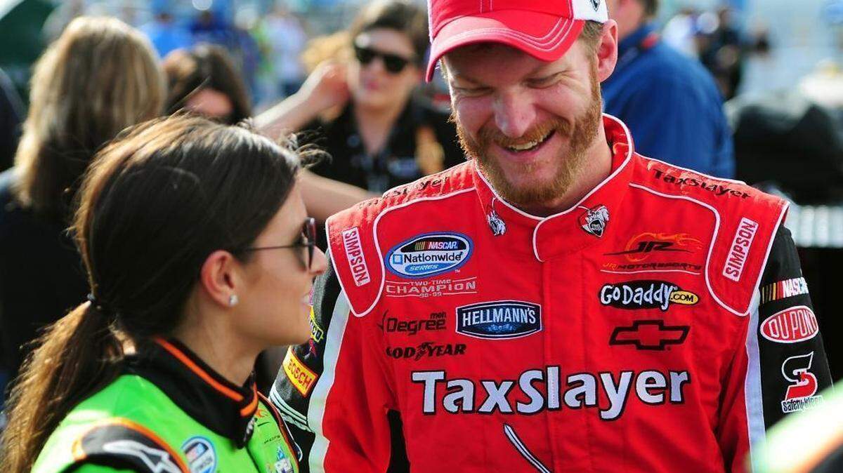 Dale Earnhardt Jr., right has been NASCAR’s most popular driver 15 times in a row now. His fans are going to have to go somewhere. Danica Patrick, left, technically wants to run the 2018 Daytona 500, but her talks with Chip Ganassi Racing have stalled.