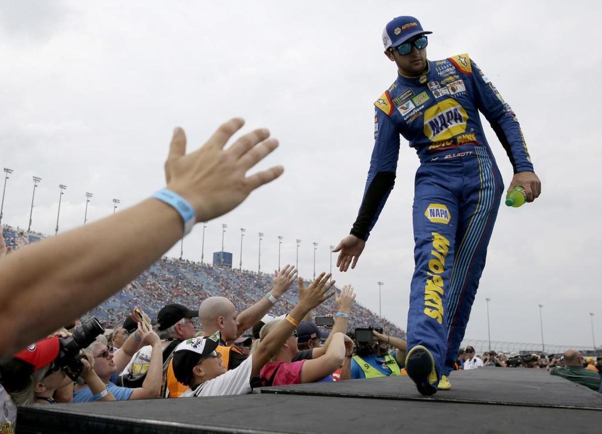 Though Chase Elliott finished second at Chicagoland, the finish is now considered “encumbered” by NASCAR and Elliott does not keep a playoff point he earned with a stage victory.