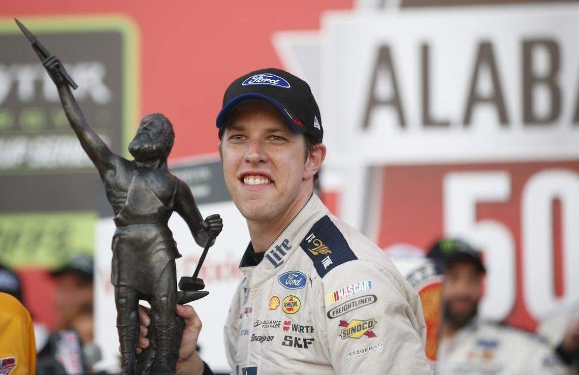 NASCAR driver Brad Keselowski came into Sunday’s Alabama 500 at Talladega Superspeedway at 10th in the Cup Series standings and in serious jeopardy of not making it through to the playoffs’ Round of Eight.