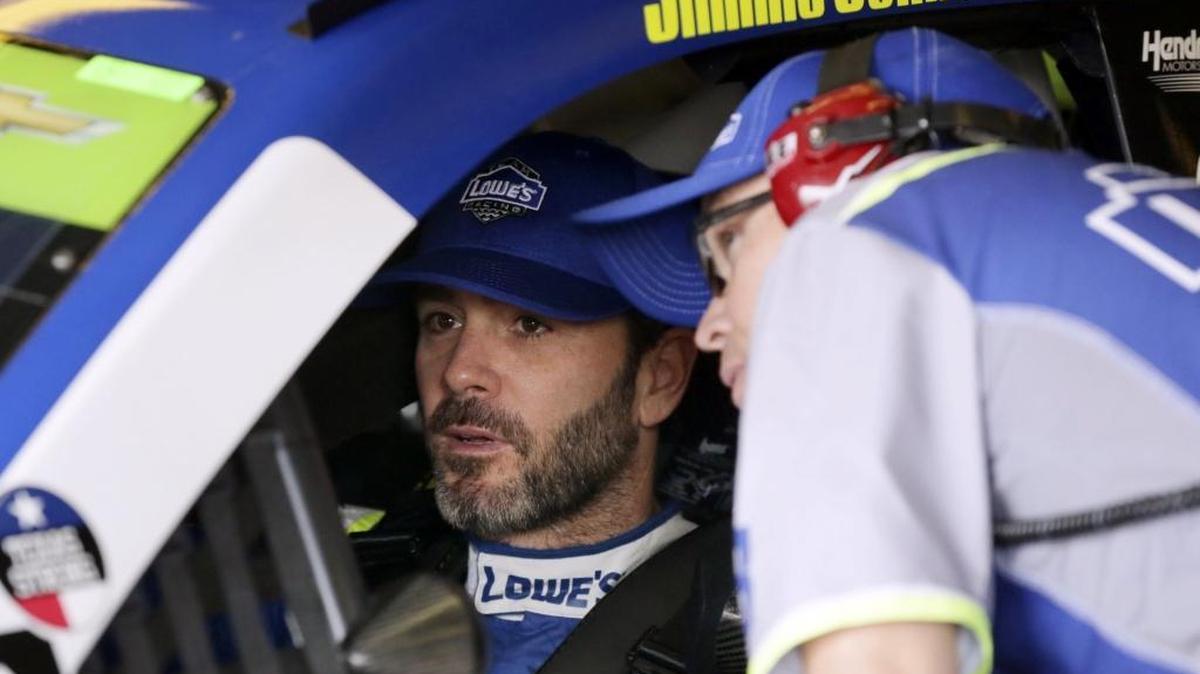 Jimmie Johnson is eighth in the NASCAR playoff standings, and only a win will advance him to the championship race at Homestead next weekend.