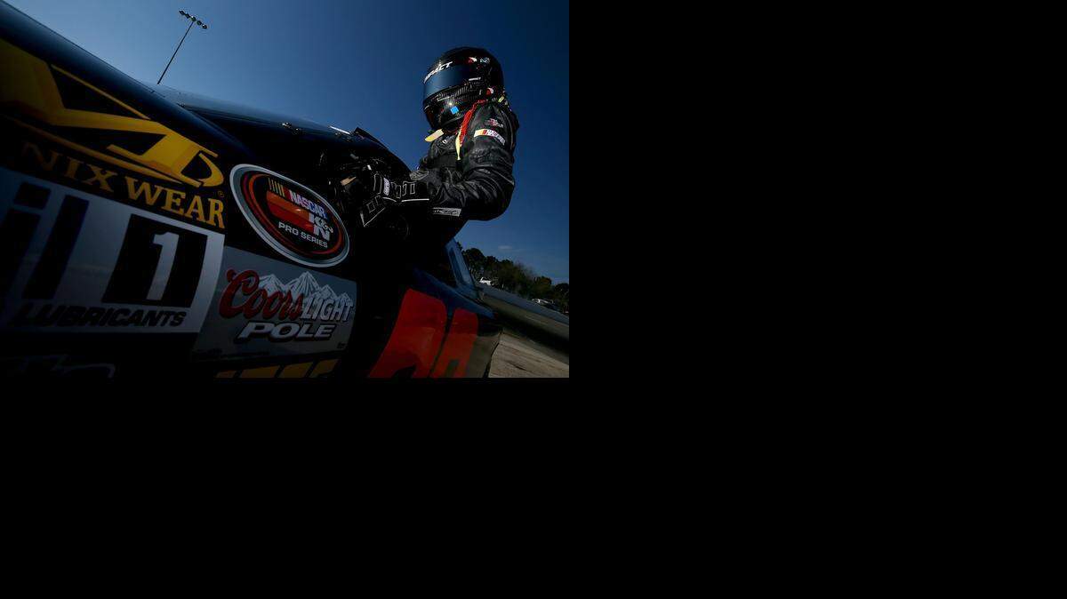 
Jared Irvan made his NASCAR K&N Pro Series East debut in the 2015 season opener at New Smyrna (Fla.) Speedway. 
