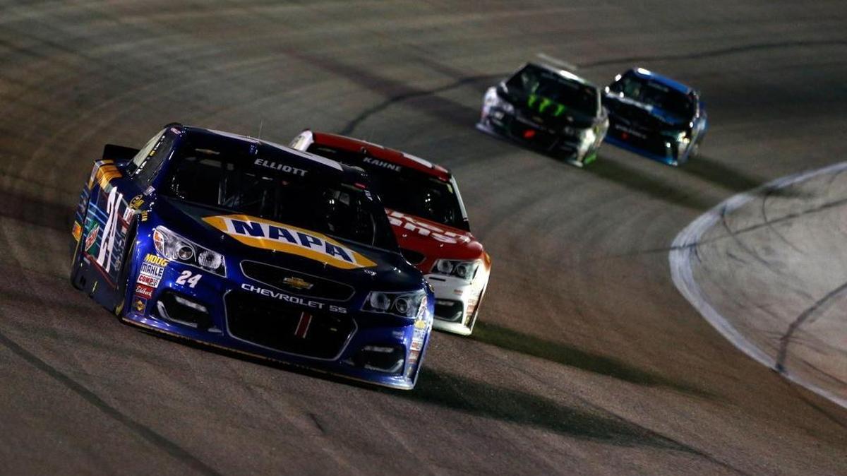 Chase Elliott (24) finished fifth at Texas last week.