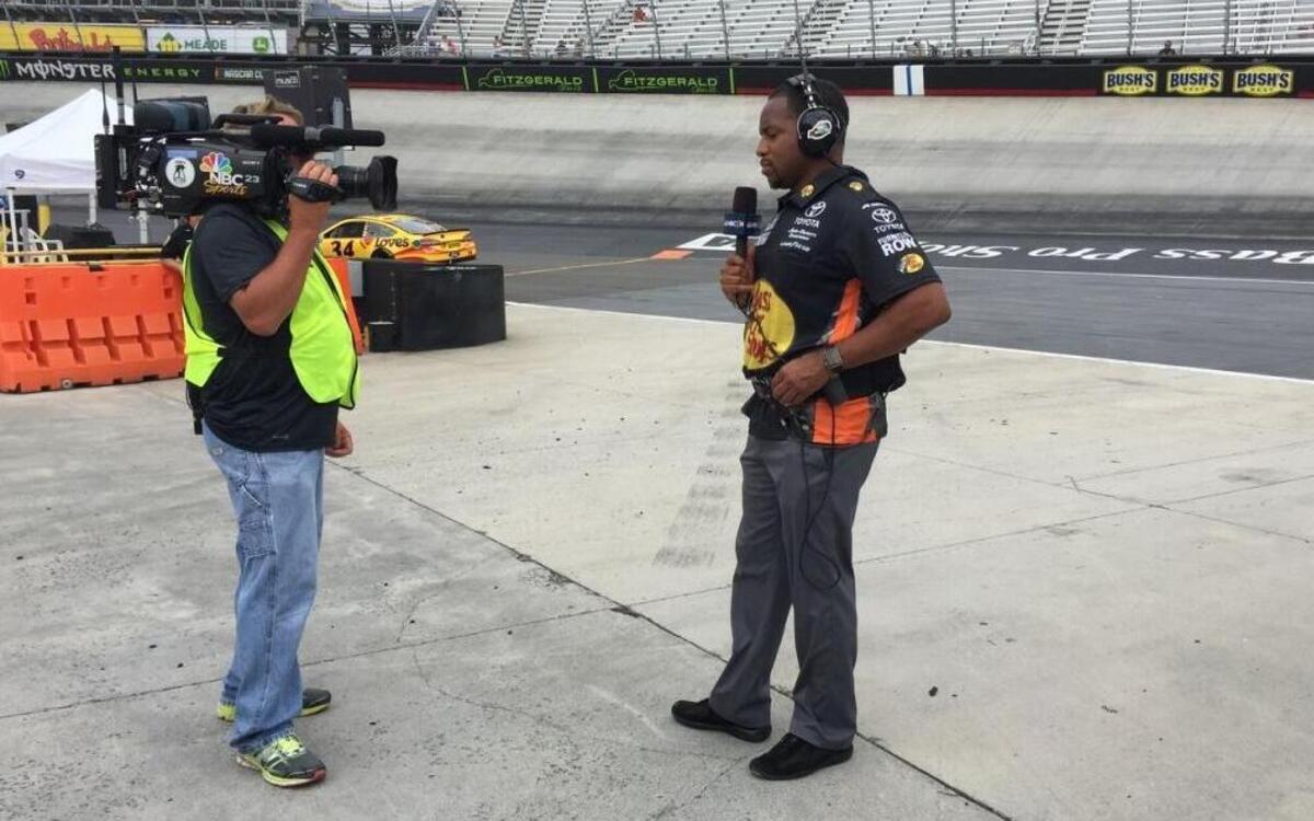 Former Olympic sprinter Ato Boldon will be covering another kind of racing this weekend – NASCAR at Charlotte Motor Speedway.