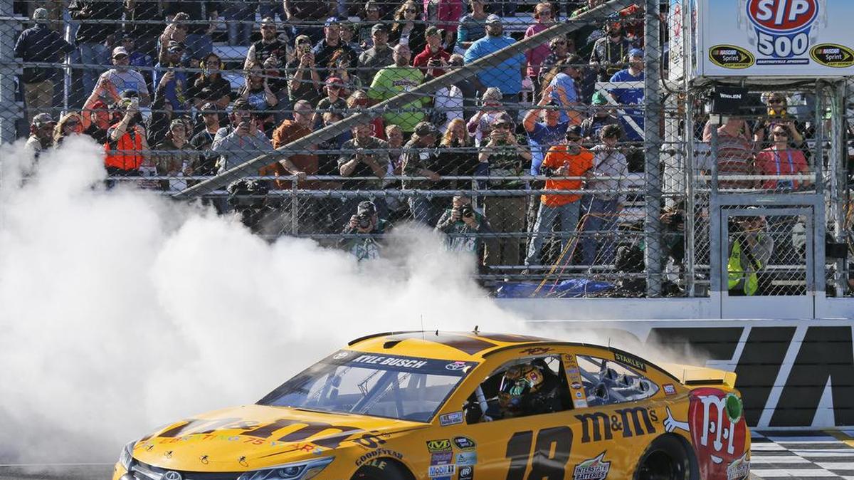 Kyle Busch won last week’s race at Martinsville (Va.) Speedway, but NASCAR didn’t make his earnings from the victory public.