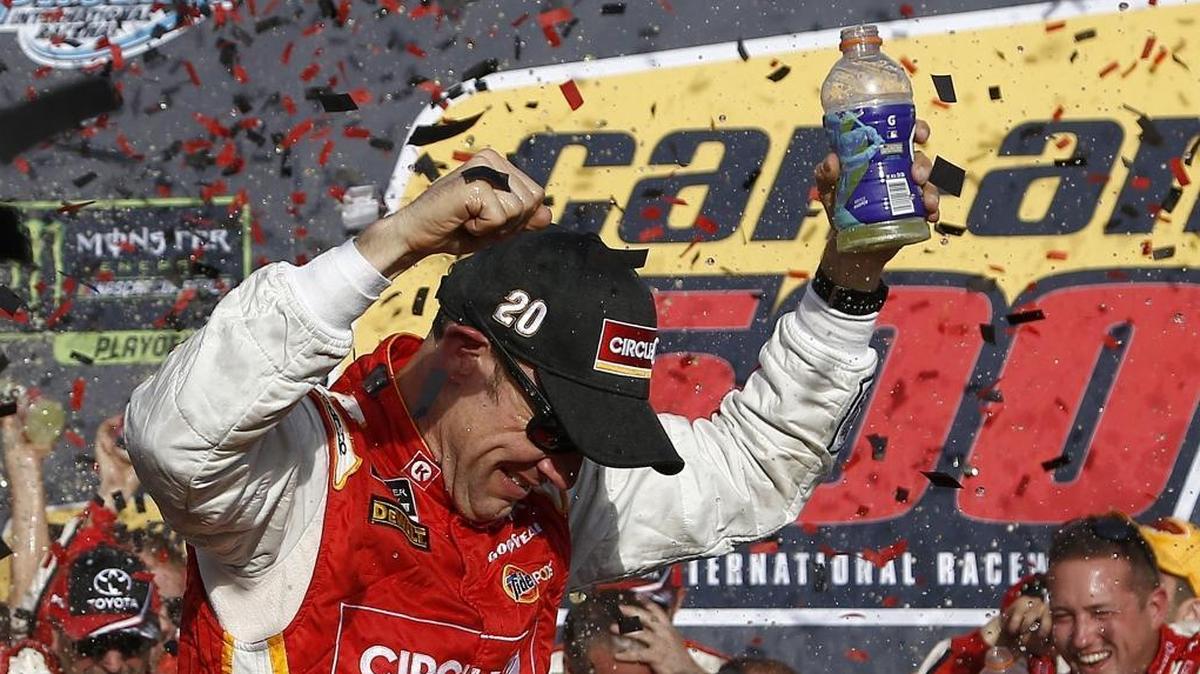 When last we saw NASCAR driver Matt Kenseth, he'd won the November Cup Series race in Phoenix. Saturday night, he'll return to NASCAR's showcase series in the KC Masterpiece 400.