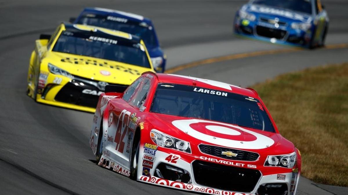 Kyle Larson’s crew chief, Chad Johnston, has been suspended one race and fined $20,000 for a lug nut violation at Pocono.